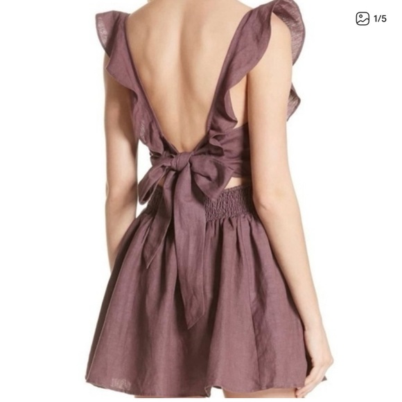 NWOT: Free People Erin Ruffled Mini Dress - Picture 2 of 6